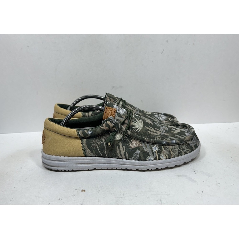 Hey Dude Wally Funk Oasis Camo SlipOn Shoes Men's Size 11 Army Green